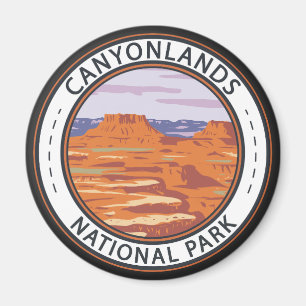 Canyonlands National Park Island Im Sky Abzeichen Magnet