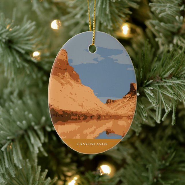 Canyonlands National Park Keramik Ornament (Baum)