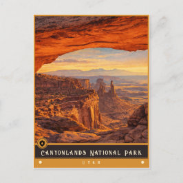 Canyonlands National Park | Utah Vintage-Postkarte Postkarte