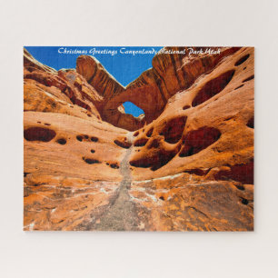 Canyonlands National Park Utah. Weihnachtsgrüßen Puzzle