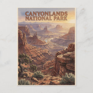 Canyonlands National Park Wüstenlandschaft Postkarte