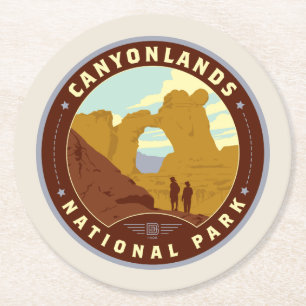 Canyonlands-Nationalpark Runder Pappuntersetzer