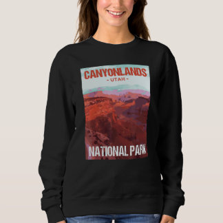 Canyonlands-Nationalpark Utah Poster Design Sweatshirt