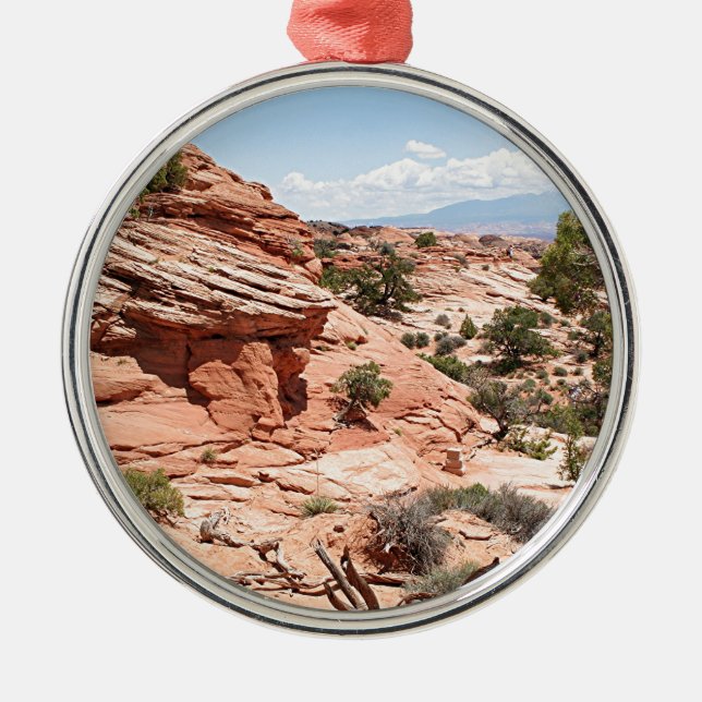 Canyonlands Nationalpark, Utah, USA 1 Silbernes Ornament (Vorne)