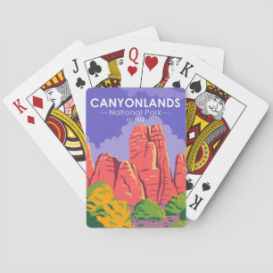Canyonlands Nationalpark Utah Vintag Spielkarten