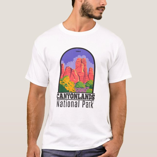 Canyonlands Nationalpark Utah Vintag T-Shirt (Vorderseite)