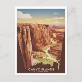 Canyonlands Nationalpark Vintag Postkarte