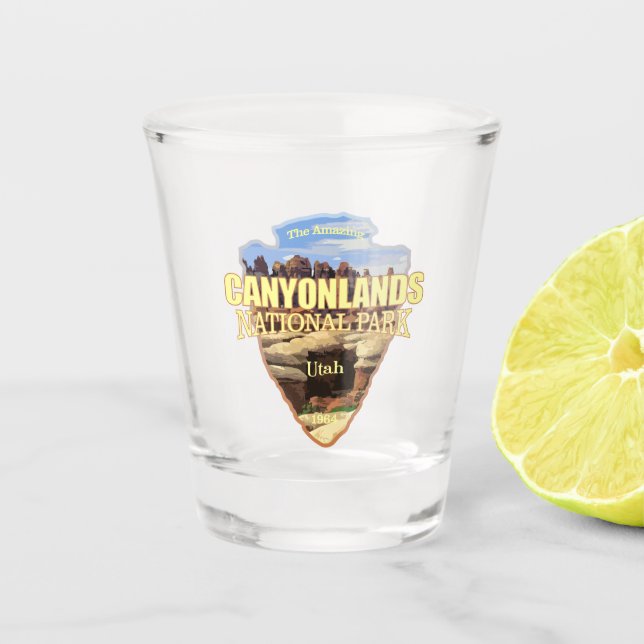 Canyonlands NP (Pfeilspitzen) Schnapsglas (Vorderseite)