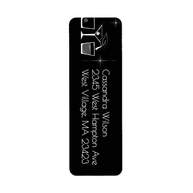 Cap and Cocktail Graduation Party Black (Vorne)