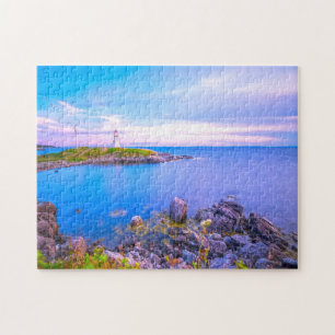 Cap Auget Lighthouse Nova Scotia. Puzzle