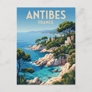 Cap d'Antibes Frankreich Postkarte