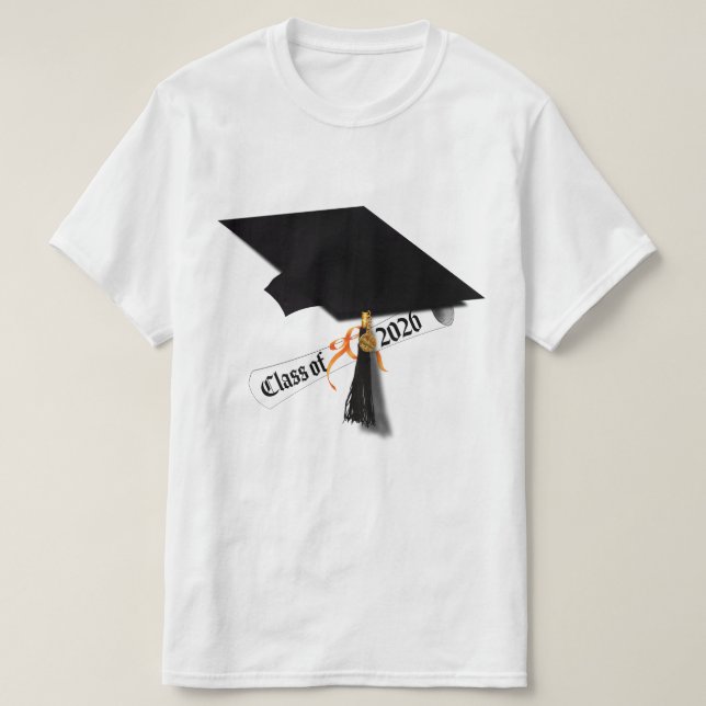 Cap Diploma Class 2026 Abschluss T-Shirt (Design vorne)