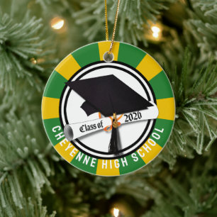 Cap Diploma Class 2026 Foto Abschluss Keramik Ornament