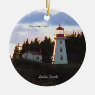 Cap Gaspe Light Ornament