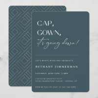 Cap Gown Es geht zur Absolventen-Party