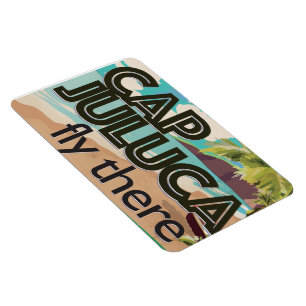 Cap Juluca Anguilla Vintager Urlaub Poster Magnet