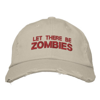 Cap "Worn Look" Gelassen Zombies Bestickte Baseballkappe