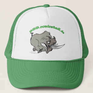 Cap wütendes Nashorn Truckerkappe