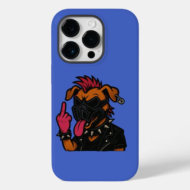 CAPA PARA CELULAR CACHORRO LOUCO Case-Mate iPhone HÜLLE (Rückseite)