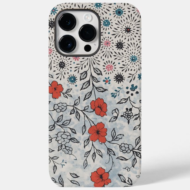 Capa para celular florais artístico  Case-Mate iPhone hülle (Rückseite)
