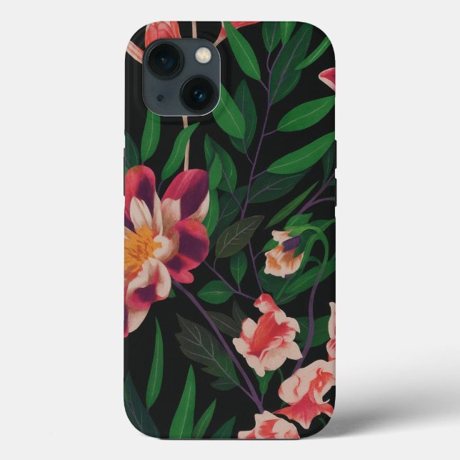capa para celular Floral em design  Case-Mate iPhone Hülle (Rückseite)