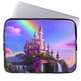 Capa para Laptop com paisagem mágica de castelo Laptopschutzhülle
