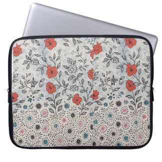 Capa para laptop florais artístico  laptopschutzhülle