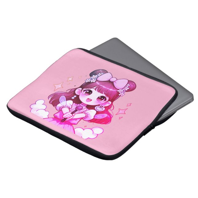 capa para laptop garota kpop cantora desenho laptopschutzhülle (Vorne Oben)