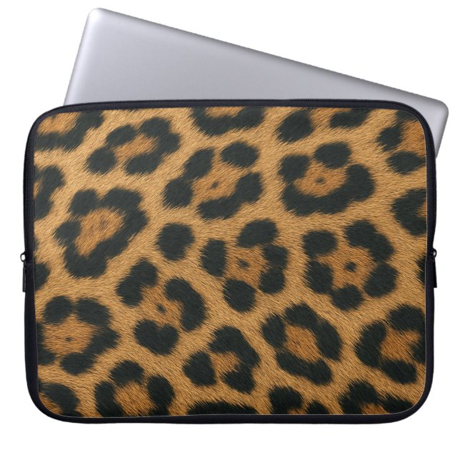 Capa para laptop Textura de Pele de Leopardo  Laptopschutzhülle (Vorderseite)