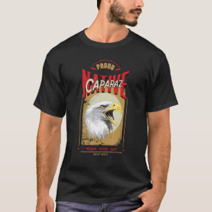 Caparaz Native American Adler Geist Vintage Ehre T-Shirt