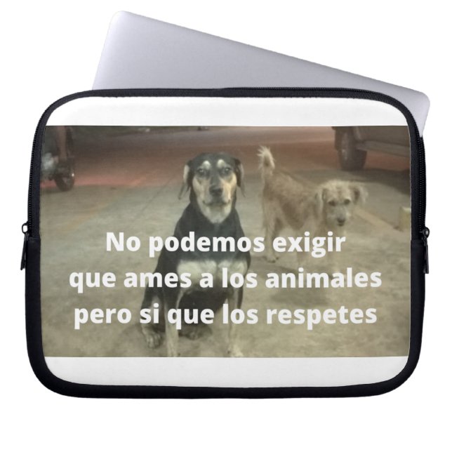 Capas para Laptops reagieren auf Los Animales Laptopschutzhülle (Vorderseite)