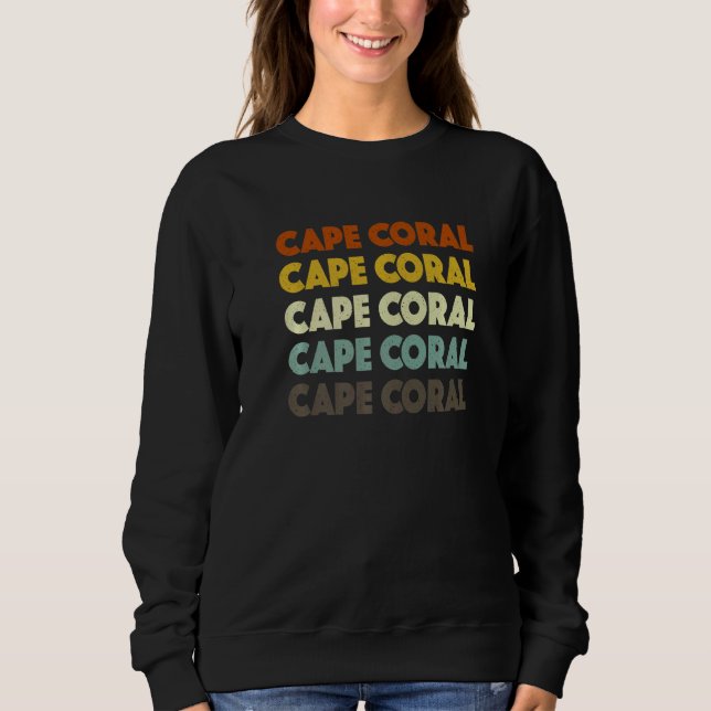 Capcoral Florida American Fl USA Heimat Reside Sweatshirt (Vorderseite)
