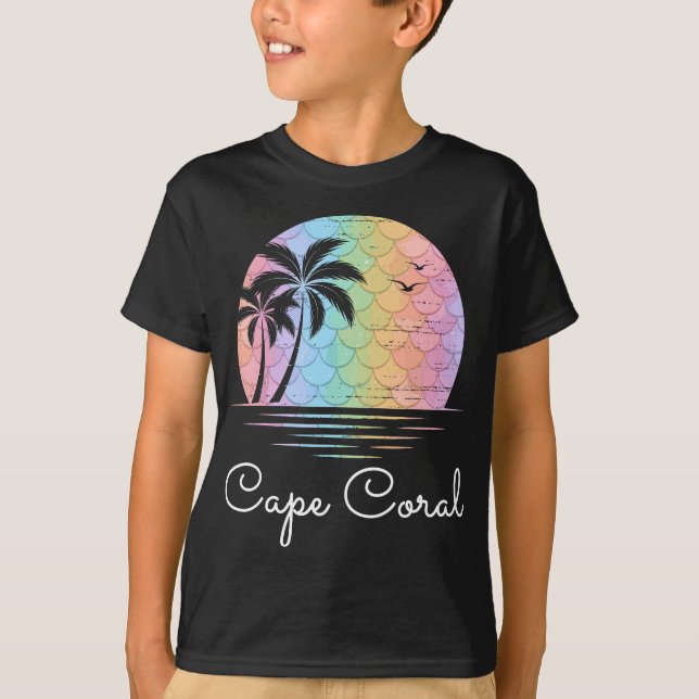 Capcoral Florida Vacation Beach Island Family Gr T-Shirt (Vorderseite)