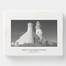Cape Agulhas Lighthouse Holzkisten Schild