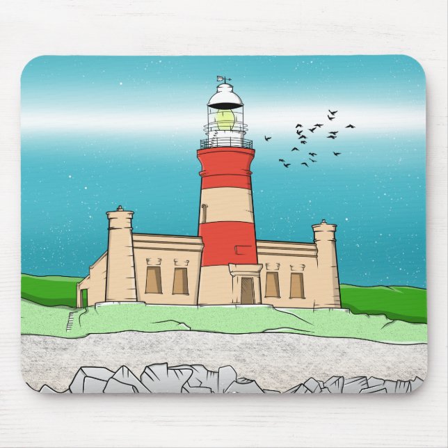 Cape Agulhas Lighthouse Mousepad (Vorne)