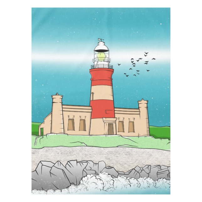 Cape Agulhas Lighthouse Tischdecke (Vorderseite)