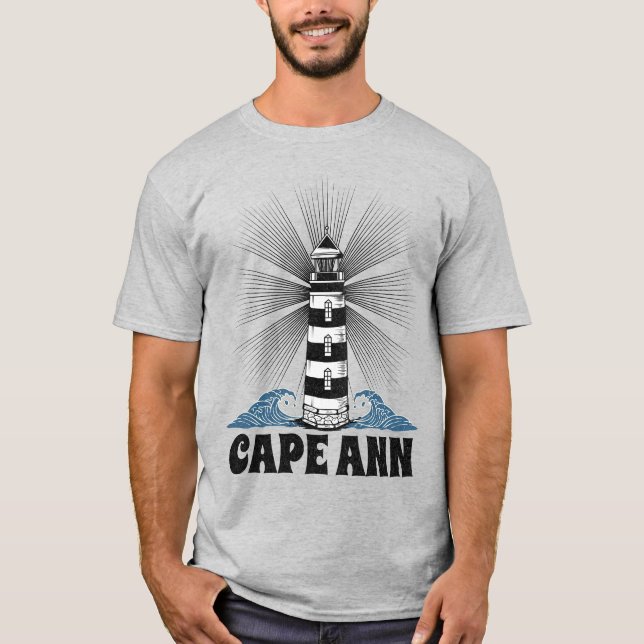 Cape Ann Lighthouse New England T-Shirt (Vorderseite)