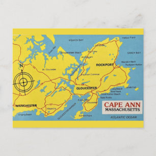 Cape Ann Massachusetts Karte