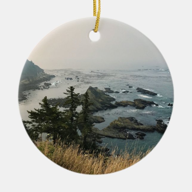 Cape Arago State Park, Oregon Coast Keramik Ornament (Vorne)