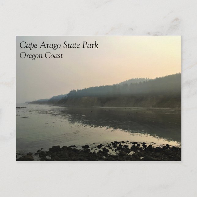Cape Arago State Park, Oregon Coast Postkarte (Vorderseite)