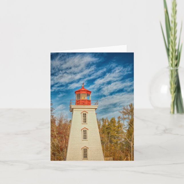 Cape Bear Lighthouse Karte (Vorderseite)
