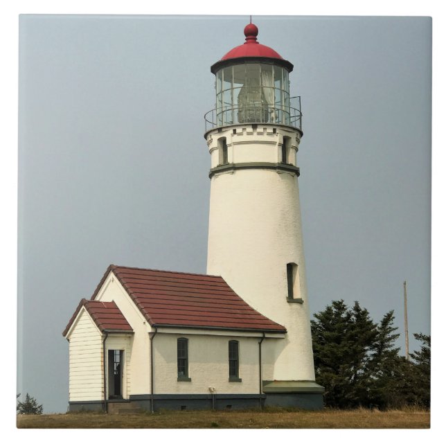 Cape Blanco Lighthouse, OR Fliese (Vorderseite)