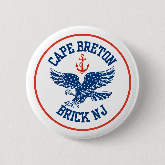 Cape Breton Adler Pin Button (Vorderseite)