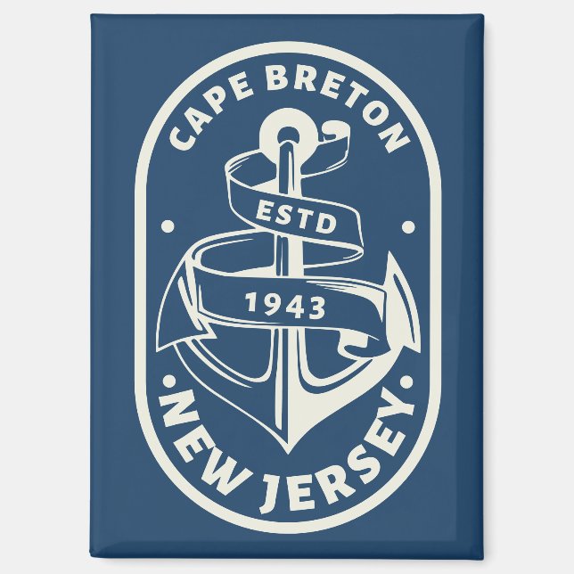Cape Breton Anker Magnet (Vorderseite)