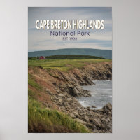 Cape Breton Highlands National Park Canada Vintag