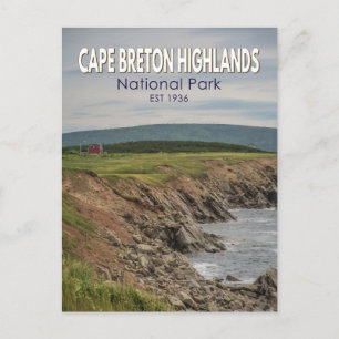 Cape Breton Highlands Nationalpark Kanada Vintage Postkarte
