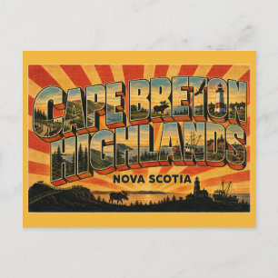 Cape Breton Highlands Nationalpark Nova Scotia Postkarte