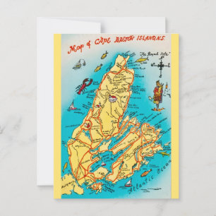 Cape Breton Inseln Postkarte