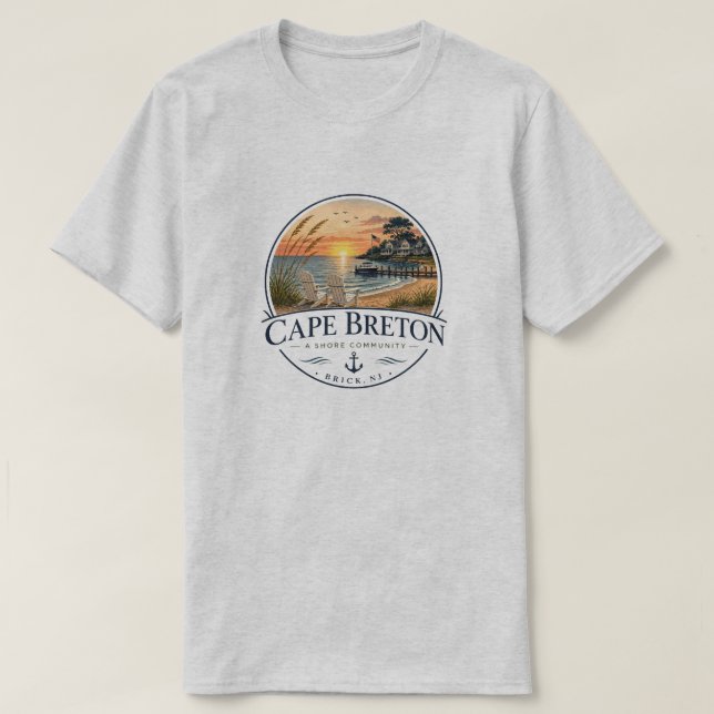 Cape Breton Küsten Community Tee (Design vorne)