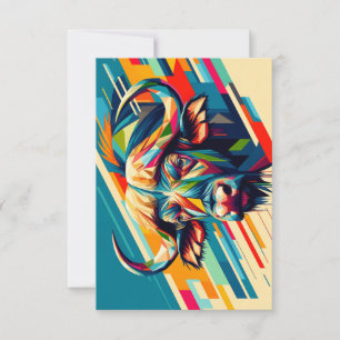 Cape Buffalo Notecard